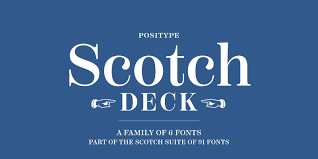 Scotch Deck Font preview